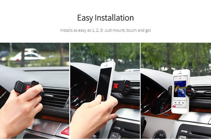 UTGATT5 - EXOGEAR ExoMount Touch Air - Universal bilhållare för fläktgallret