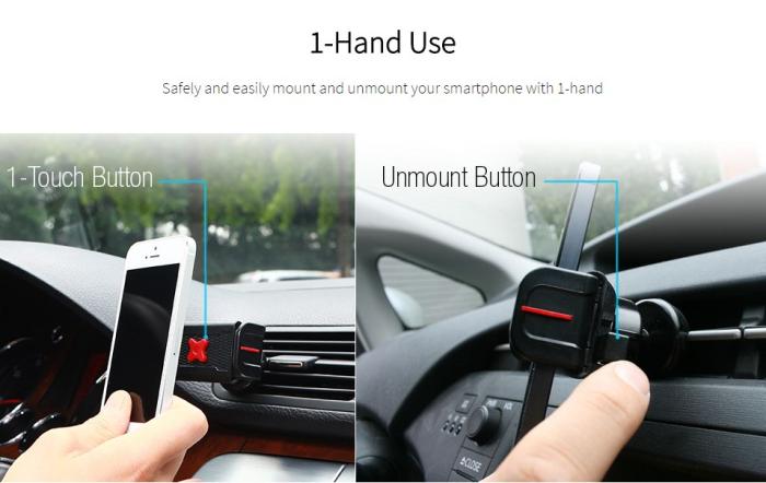 UTGATT5 - EXOGEAR ExoMount Touch Air - Universal bilhållare för fläktgallret
