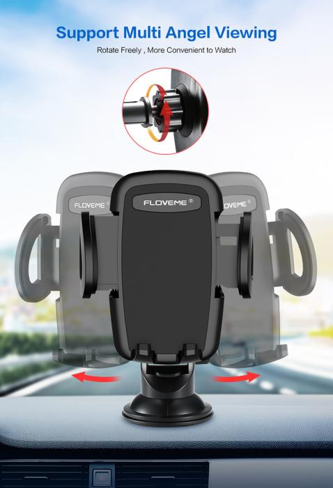 OEM - Universal Mobilhållare för instrumentbrädan/ vindrutan 3.8-6.5