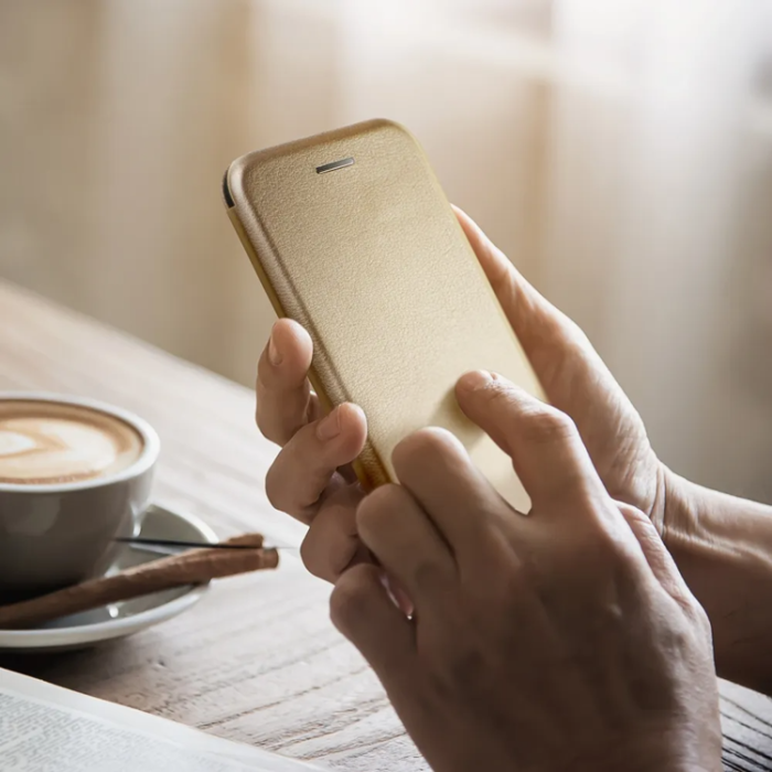 OEM - Xiaomi Redmi Note 14 5G Plånboksfodral Elegance - Guld