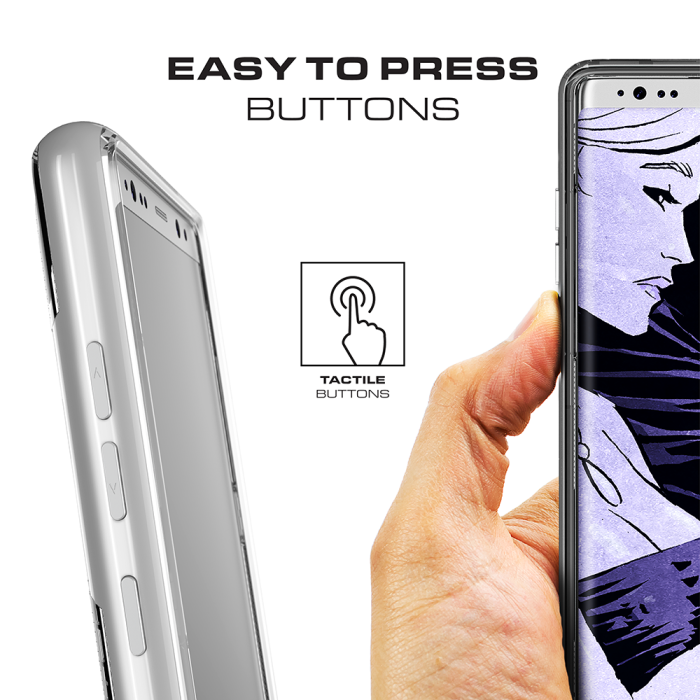 UTGATT4 - Ghostek Cloak 3 Skal till Samsung Galaxy Note 8 - Silver