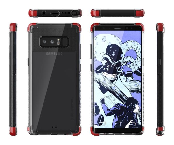 Ghostek - Ghostek Covert 2 Skal till Samsung Galaxy Note 8 - Röd