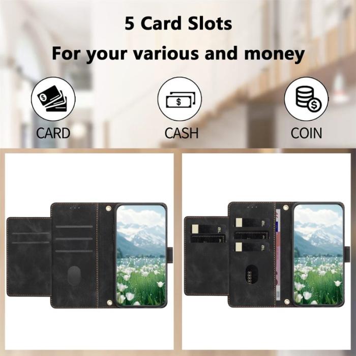 OEM - Tulip Samsung Galaxy S26 Plus Fodral KonstLäder - Svart
