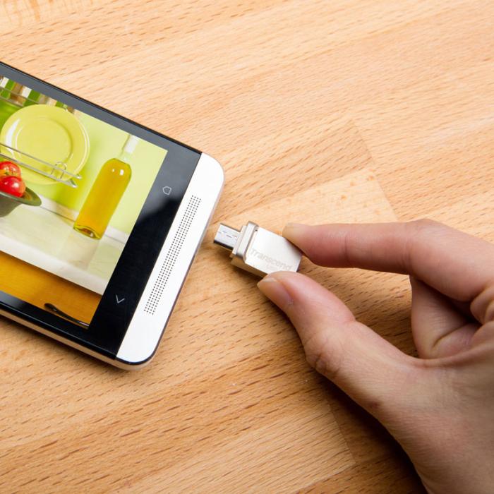 UTGATT5 - Transcend Dual USB-minne, 32GB