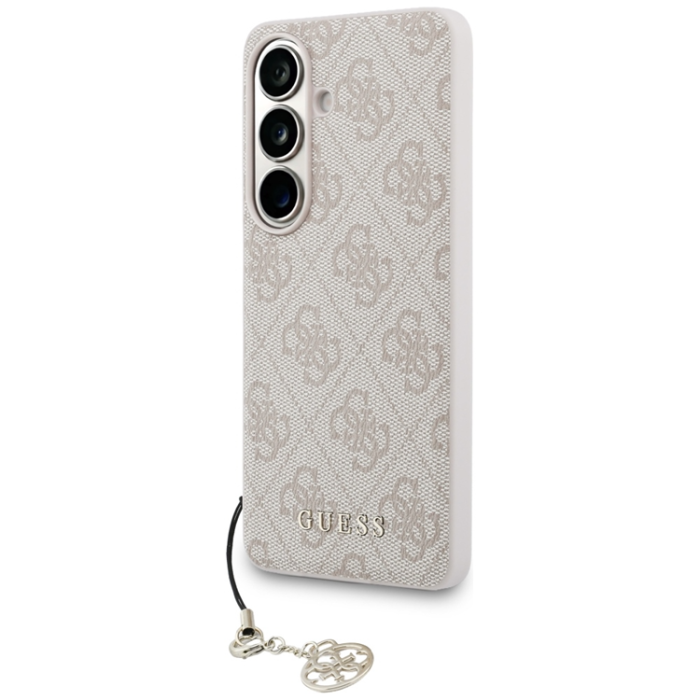 Guess - Guess Mobilskal För Galaxy S26 MagSafe 4G Classic Logo Charm - Rosa