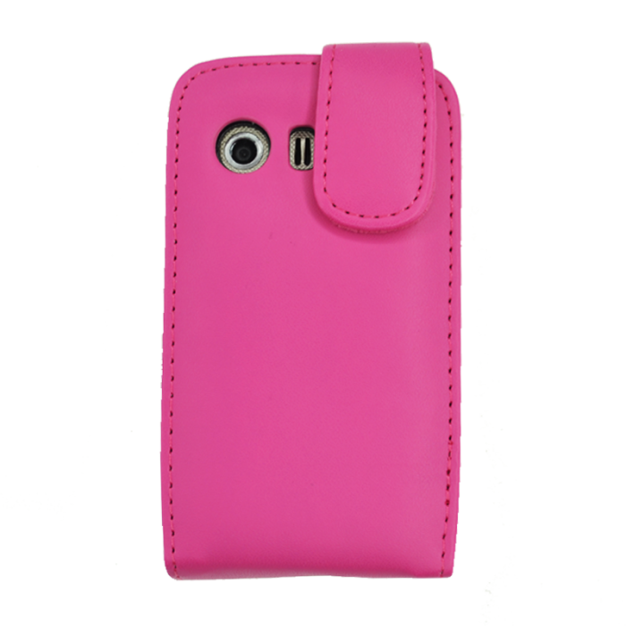 UTGATT4 - Flip mobilväska till Samsung Galaxy Y S5360 (Magenta)