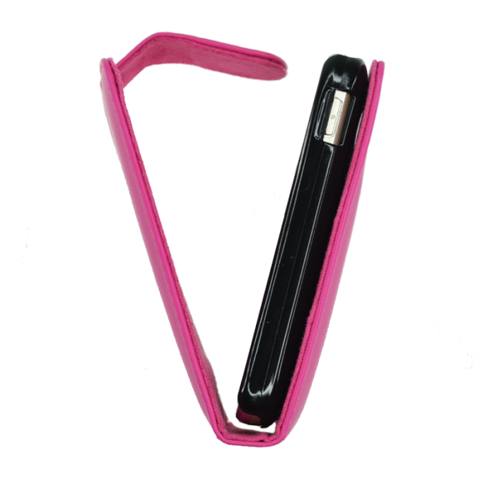 UTGATT4 - Flip mobilväska till Samsung Galaxy Y S5360 (Magenta)