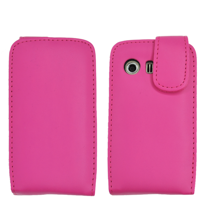 UTGATT4 - Flip mobilväska till Samsung Galaxy Y S5360 (Magenta)