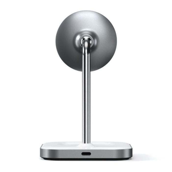 Satechi - SATECHI 2-in-1 Trådlös Laddare Stand Magnetic