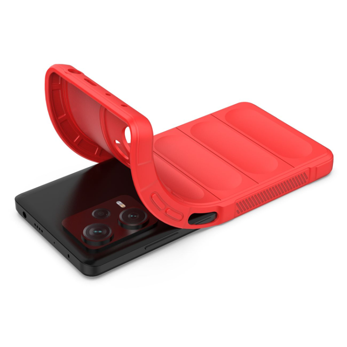 OEM - Xiaomi Redmi Note 12 Pro Plus Mobilskal Magic Shield - Röd