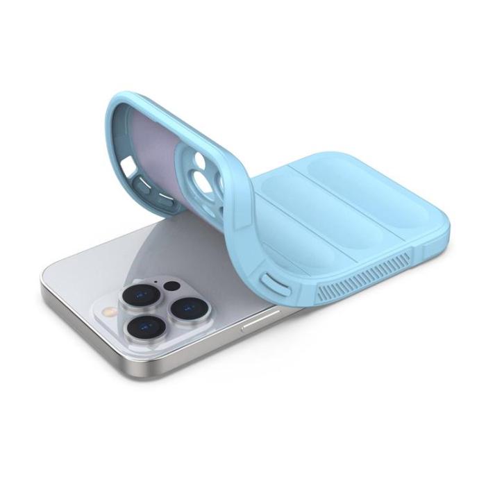 OEM - iPhone 13 Pro Max Skal Flexible Armored Magic Shield - Ljusblå