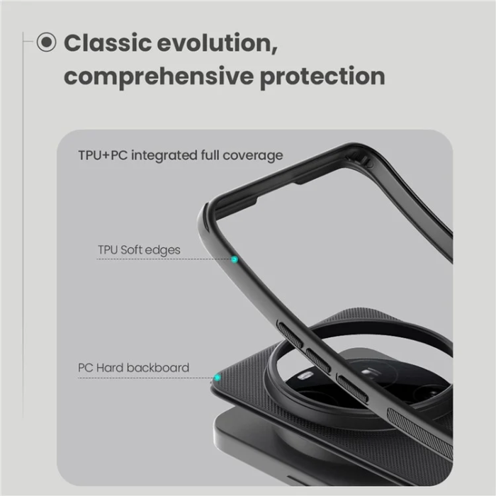 Nillkin - Nillkin Xiaomi 15 Ultra Mobilskal MagSafe Frosted Shield Pro - Svart