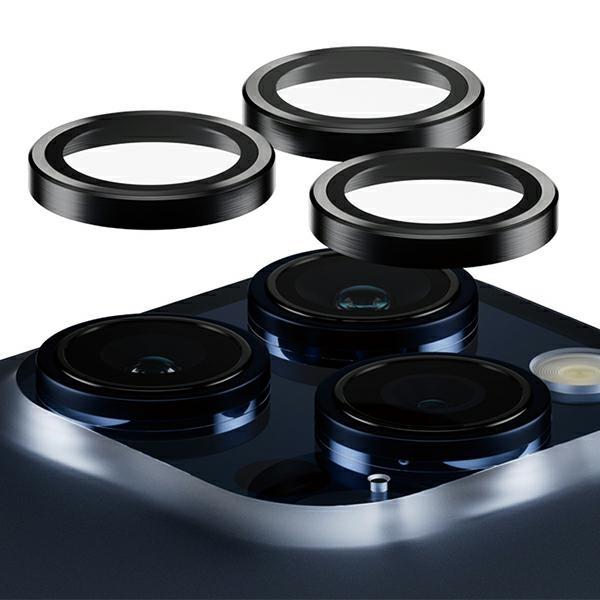 PanzerGlass iPhone 15 Pro/15 Pro Max Kameralinsskydd Hoops