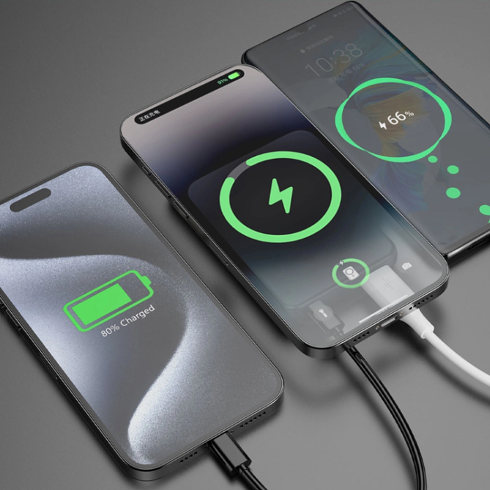 Dudao - Dudao MagSafe Powerbank 10000mAh 20W USB-A/USB-C - Svart
