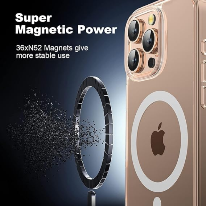 OEM - iPhone 16 Pro Max Mobilskal MagSafe Anti Shock 1.5 mm - Transparent
