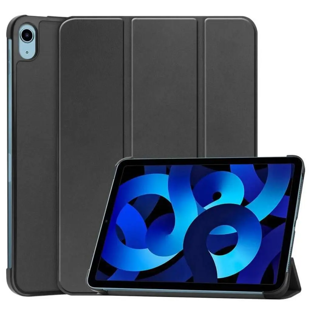 SiGN iPad 10.9 (2022) Tri-fold Fodral med Stativ - Svart | 2353 | AlltMobil
