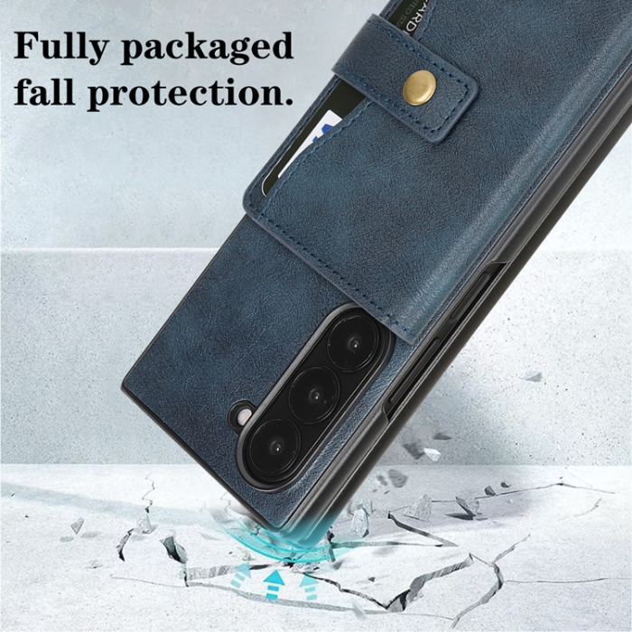 A-One Brand - Galaxy Z Fold 6 Mobilskal MagSafe Detachable Korthållare Kickstand