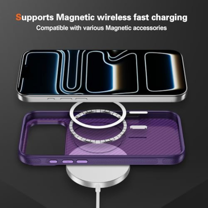 A-One Brand - iPhone 17 Pro Max Mobilskal MagSafe Carbon Fiber
