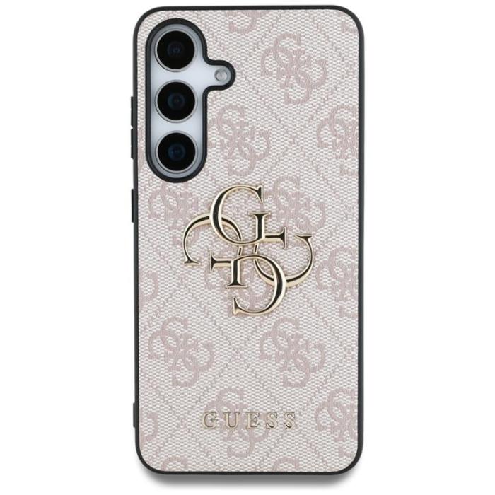 Guess - Guess Galaxy S25 Mobilskal Big 4G Logo Classic - Rosa