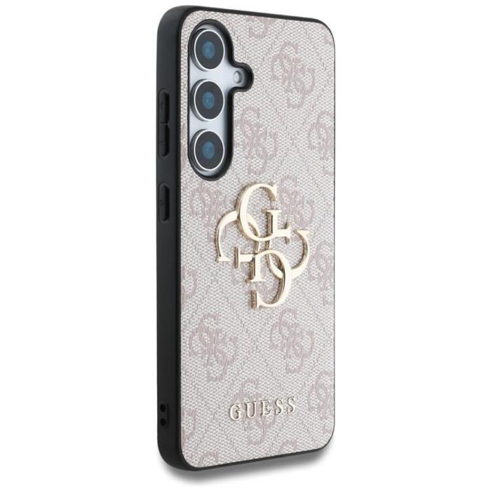 Guess - Guess Galaxy S25 Mobilskal Big 4G Logo Classic - Rosa