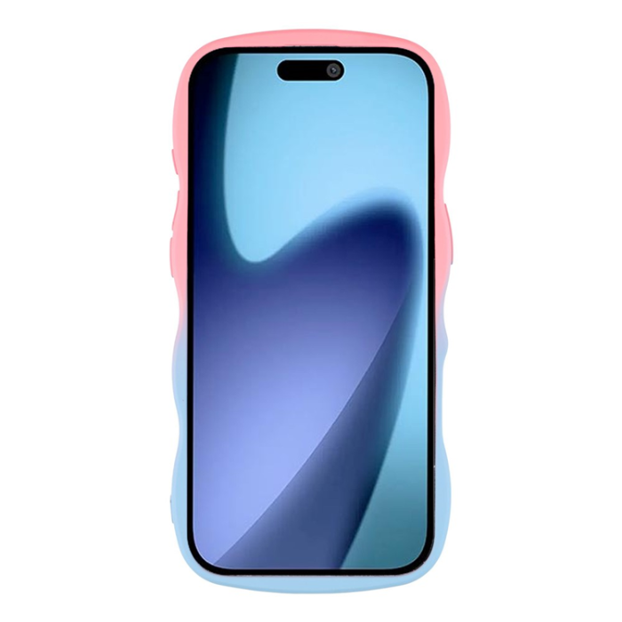 A-One Brand - iPhone Air Mobiskal Gradient Color TPU - Rosa+Himmelsblå