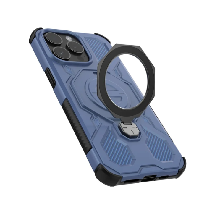 OEM - Mobilskal till iPhone 15 Pro Max Plast Shockproof - Blå