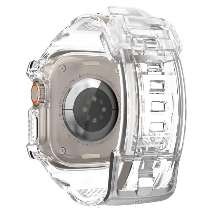 UTGATT - Spigen Apple Watch Ultra (49mm) Armband Rugged Armor Pro - Crystal Clear