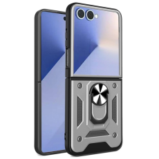 A-One Brand - Galaxy Z Flip 7 Mobilskal Kickstand - Silver