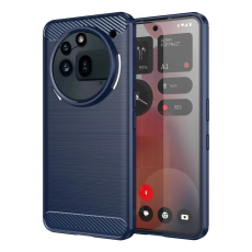 A-One Brand - Nothing Phone (3a) Pro Mobilskal Carbon Fiber - Blå