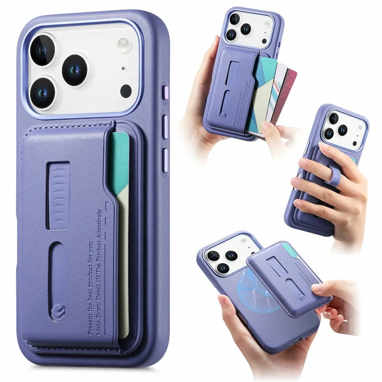 iPhone 17 Pro Max Mobilskal Magsafe Detachable korthållare - Blå (Babyblå) | 2353 | AlltMobil