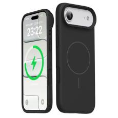 A-One Brand - iPhone Air Mobilskal MagSafe Liquid Silikon - Svart