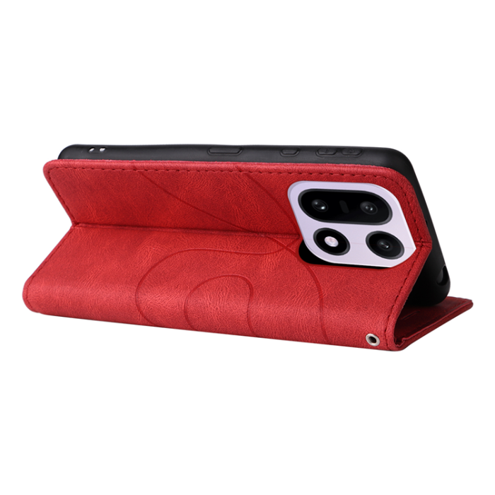 A-One Brand - OnePlus 15 5G Konstläder Plånboksfodral Bi-Färg Splicing Design