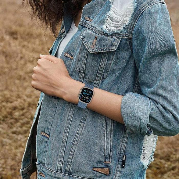 Tech-Protect - Tech-Protect Apple Watch (40/41/42mm) Armband Nylon - Hot Rosa