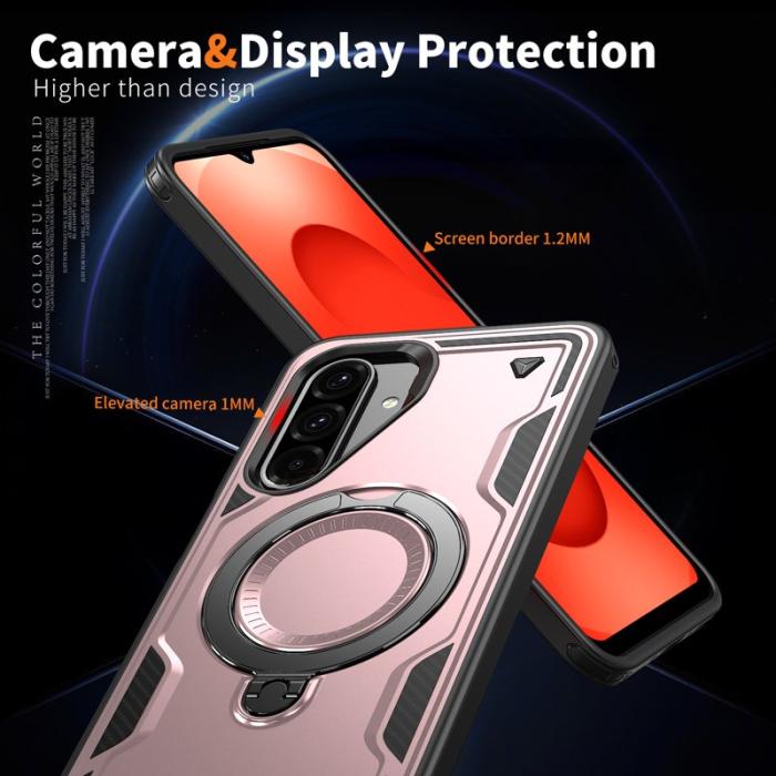 N/A - Mobilskal till Samsung Galaxy A26 5G Plast Militärskydd - Roséguld