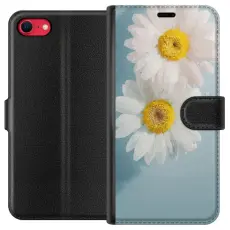 Gustaf - Pl&aring;nboksfodral till Apple iPhone 8 med Sommarblommor