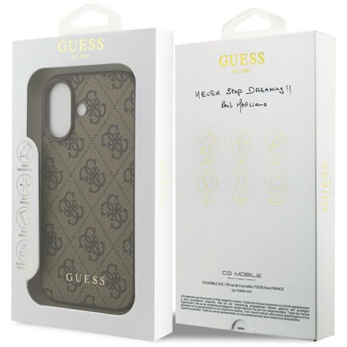 Guess - Guess iPhone 17 Mobilskal 4G Classic - Brun