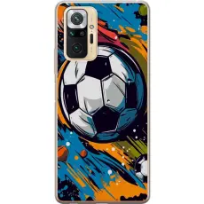 Gustaf - Mobilskal till Xiaomi Redmi Note 10 Pro med Fotbollar