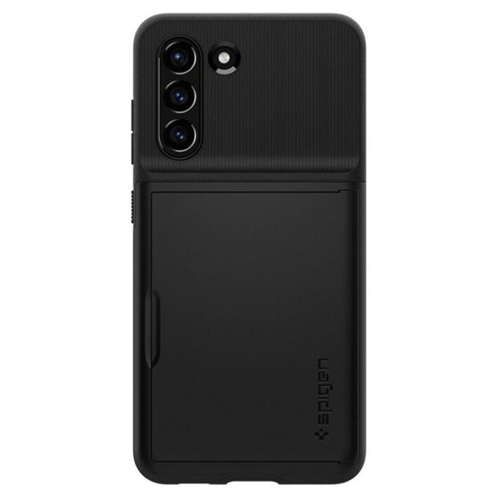 UTGATT1 - Spigen Slim Armor CS Skal Galaxy S21 FE - Svart
