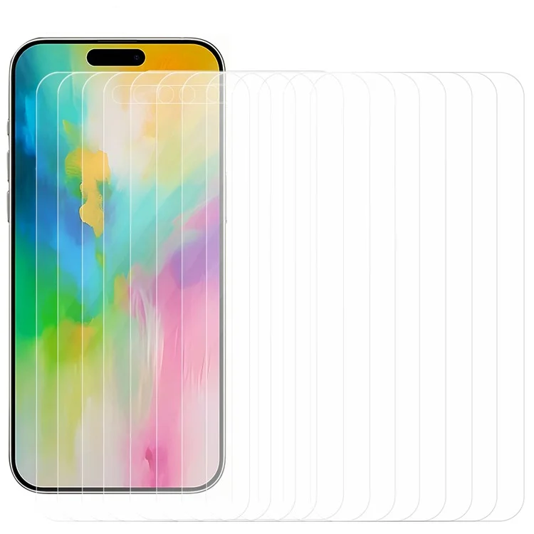 [10-Pack] iPhone 16 Pro Max Härdat Glas Skärmskydd - Transparent | 5468 | AlltMobil
