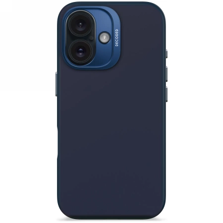 Decoded iPhone 16 Mobilskal MagSafe Antimikrobiell Silikon - Navy | 2353 | AlltMobil