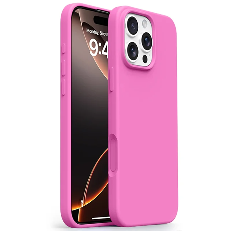 iPhone 16 Pro Mobilskal Ultra Thin Silikon - Rose Rosa | 2353 | AlltMobil