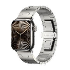 A-One Brand - Apple Watch (42/44/45/46/49mm) Armband Titanium Alloy - Titanium