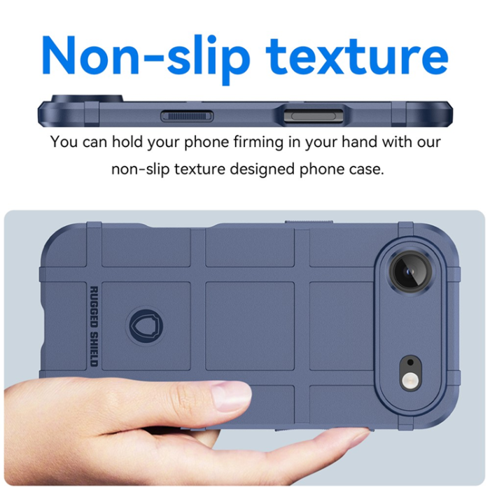 A-One Brand - iPhone Air Mobilskal Grid Design Scratch-Proof Soft TPU - Blå