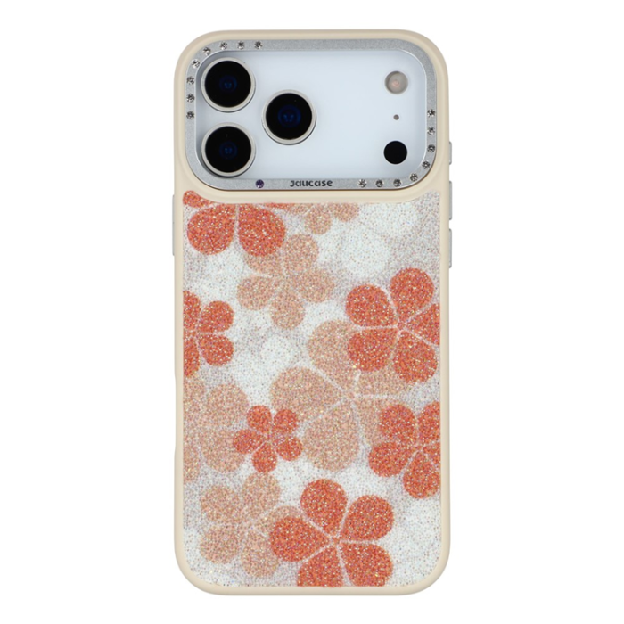 JAUCASE - JAUCASE iPhone 17 Pro MagSafe Mobilskal Flower - Vit
