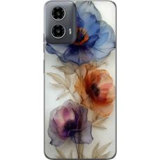 iSecrets - Mobilskal till Motorola Moto G34 med Silkesblommor