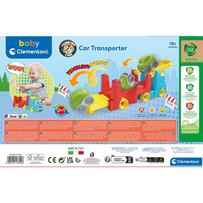CLEMENTONI - CLEMENTONI Tumbling Cars Transporter Pff