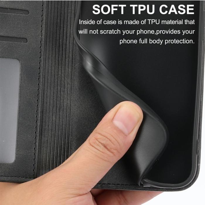 OEM - Plånboksfodral för Samsung Galaxy S26 Plus Konstläder med handledsrem - Svart