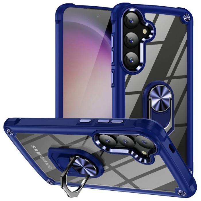 OEM - Mobilskal för Samsung Galaxy S26 PC + TPU Kickstand - Blå