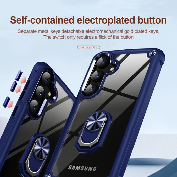 OEM - Mobilskal för Samsung Galaxy S26 PC + TPU Kickstand - Blå
