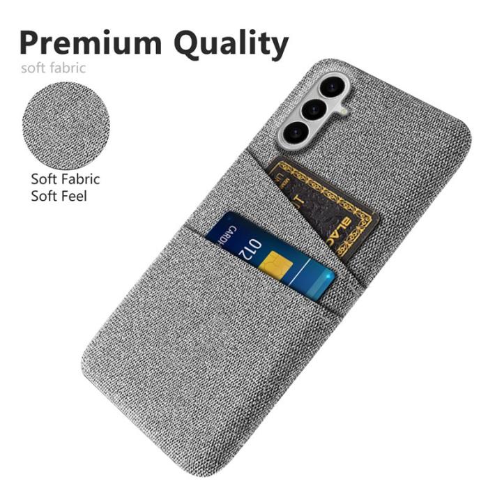 OEM - Mobilfodral för Samsung Galaxy S26 Plus Hård PC + Kläde - Ljusgrå